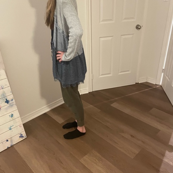 Style and co size small blue ombré sweatshirt - waterfall cardigan - Picture 4 of 4